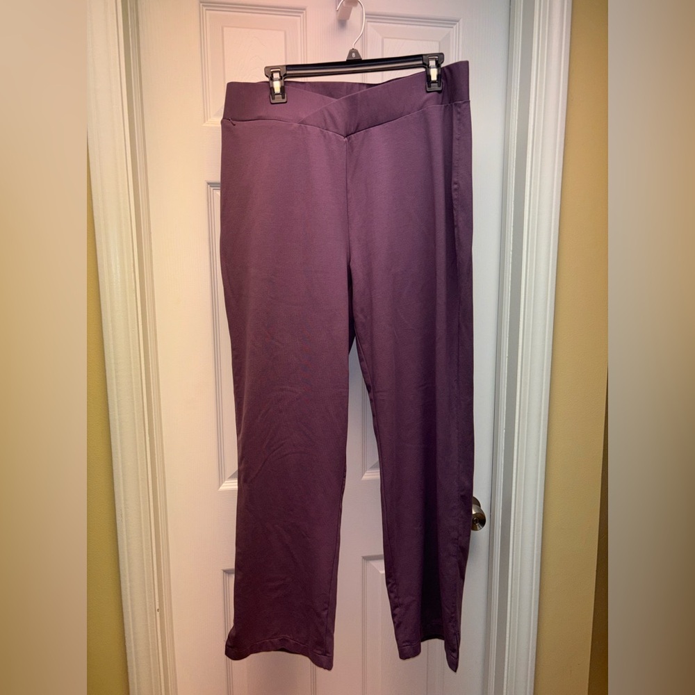 Magellan’s Travel Gear Purple Wide-Leg Leggings – Size 1X